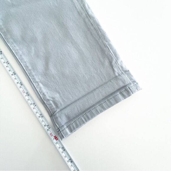 Santana Jeans Tummy Control Light Blue Straight Leg Crop Belted Women's 6 NWT - Picture 9 of 11